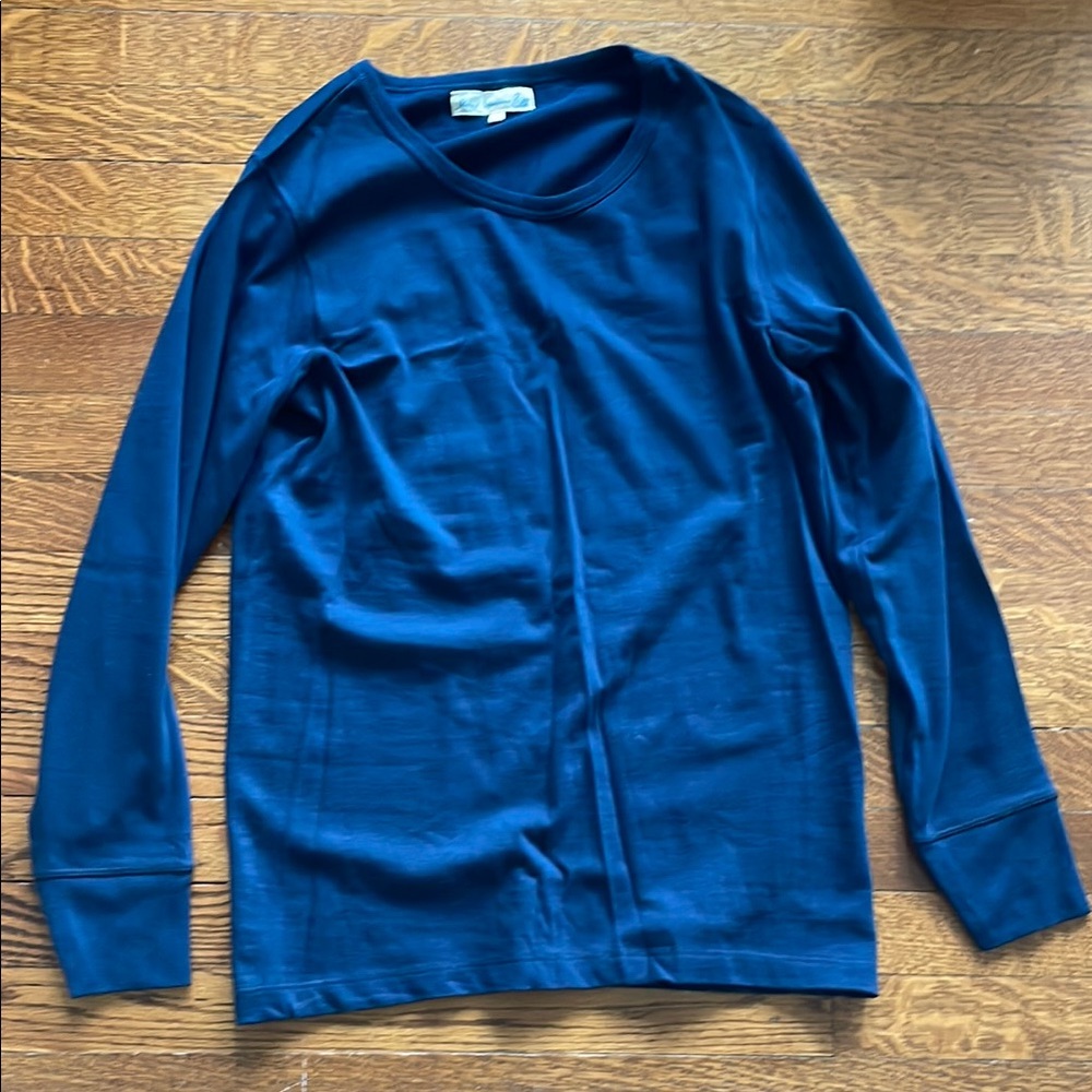 Merz B. Schwanen Blue Long Sleeve T Shirt
